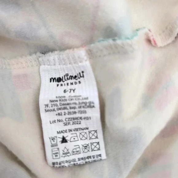 Mollimelli Colorful Christmas Clothing Set Girls  Long sleeve SZ 6-7 - Picture 8 of 10